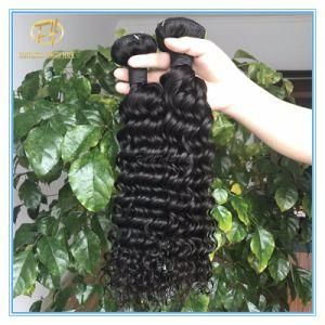 Top Quality Large Stock Natural Color Deep Water Wave Brizilian Virgin Hair with Factory Price Wf-013