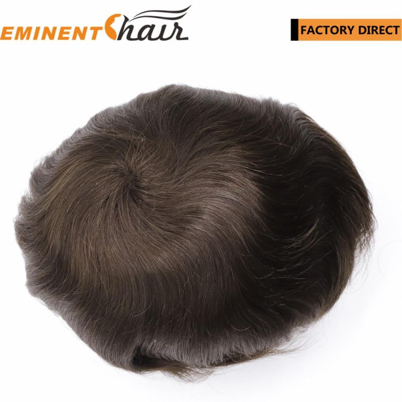 Stock Instant Delivery Human Hair Skin Hair Replacement