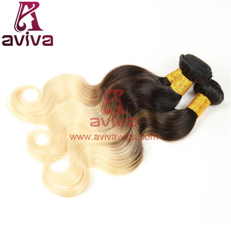 Top Quality Brazilian Virgin Ombre Hair Two Tone Body Wave