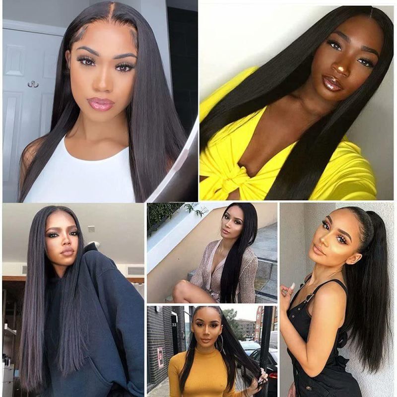 Transparent Lace Front Human Hair Wigs for Women Raw Indian Wavy 13X4 13X6 Straight Body Wave HD Lace Frontal Wig 4X4 Closure Wigs Cheap Wig