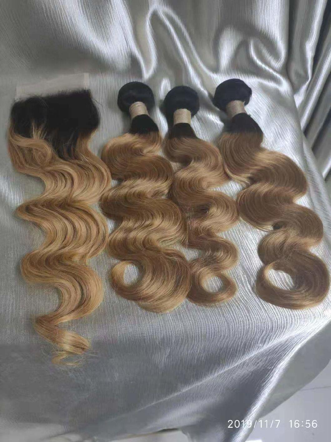 Mink Brazilian Human Hair Blonde Colored Hair Bundles