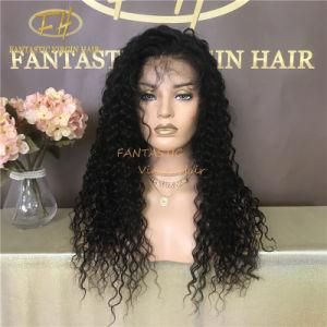 Top Quality Brazilian/Indian Virgin/Remy Human Hair Full/Frontal Lace Wig with Deep Curly