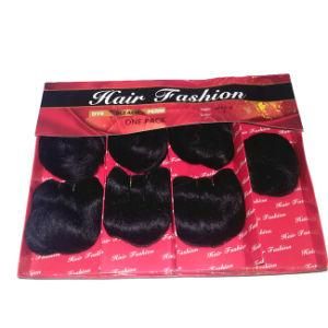 Pure Color Afro-B Weave Bundles Human Hair 6 Bundles Hair Wefts Crochet Braids for Full Head