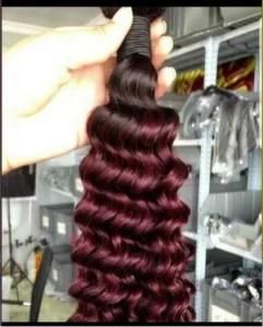 High Quality Cheap Price Hot Selling Human Hair Brazilian Straight Ombre 1b/99j Hair Weave