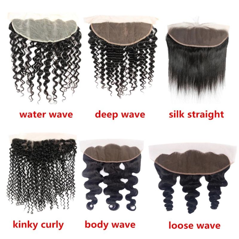 Human Hair Closure and Lace Frontal 13X4 Straight Frontals