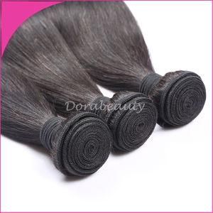 Natural Color Straight Peruvian Virgin Hair Weaving