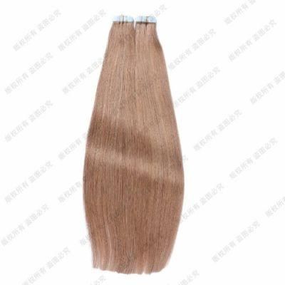 #27 Platinum Blonde 100%Human Hair Extension PU Tape Hair