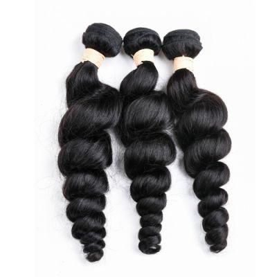 Loose Wave Hair Bundle 100% Virgin/Remy Human Hair in Stock Wig