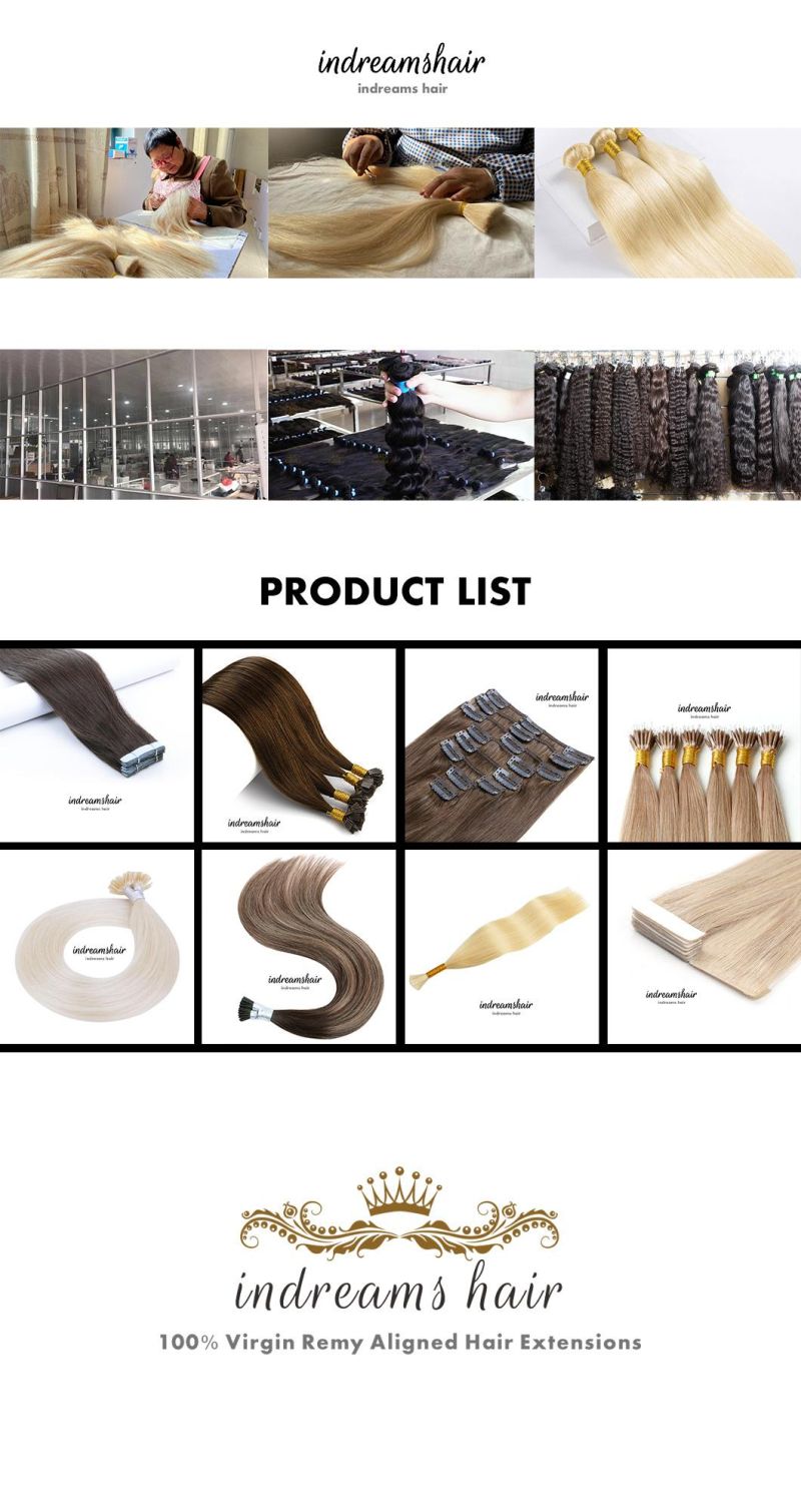 Human Tape Wholesale Natural Unprocessed Double Drawn Aligned Factory Hair Extensions