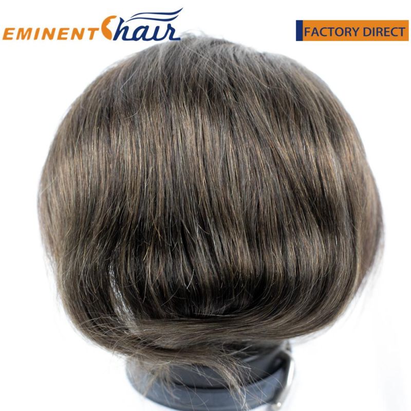 Instant Delivery Stock Lace Fornt Men′ S Hairpiece