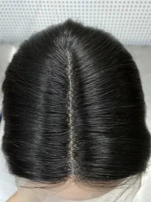 Brazillian Wigs with Closure for Black Women, Closure Virgin Wig, 4X4 Closure Wig Human Hair