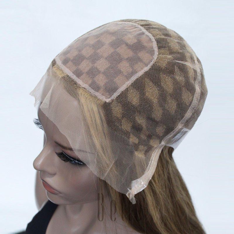 Belle Human Hair Luxury Full Lace Wig with Silk Top