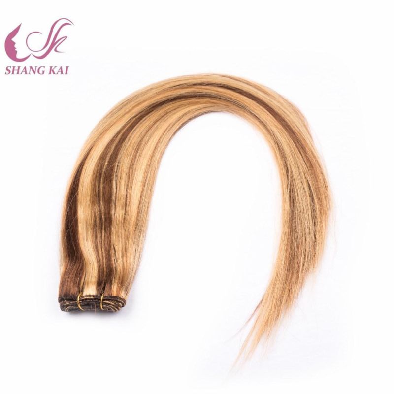 High Quality Doube Drawn Cuticle Aligned Brazilian Human Hair Extension 100% Human Hair Weaving/Weft