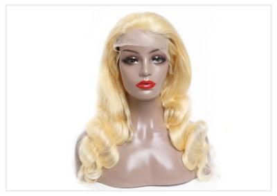 13X4 22 Inch Blonde Body Wave Wig 613 Lace Front Wig Hair Blonde Lace Front Human Hair Wigs 150% Transparent HD Lace 613 Frontal Wig