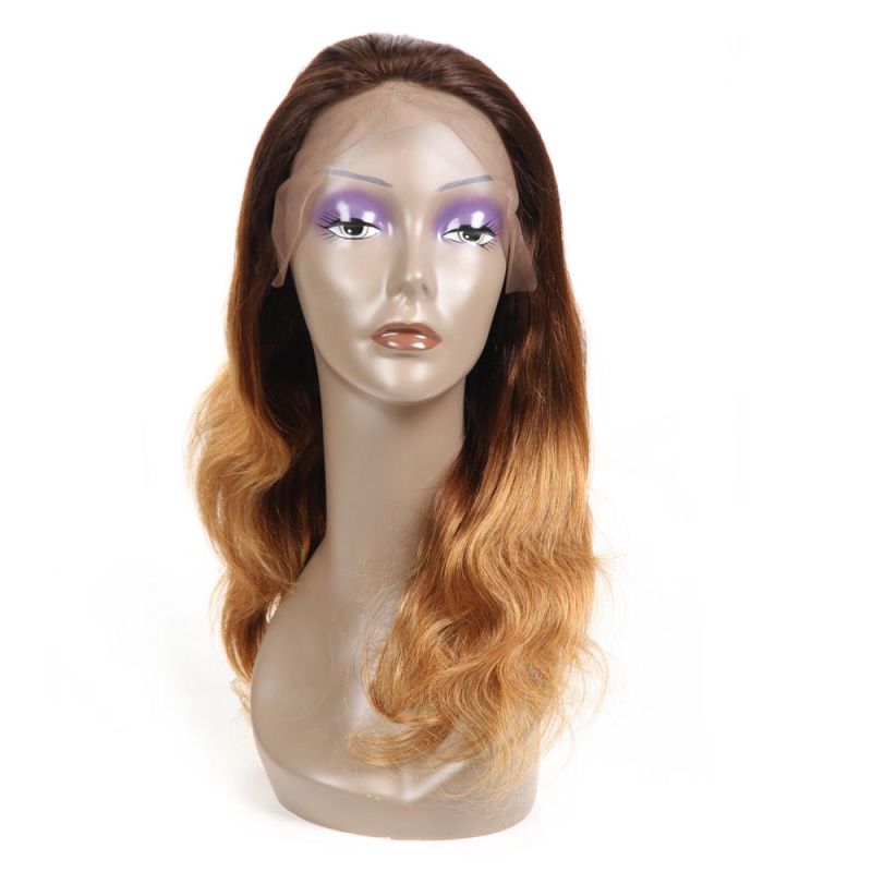 Kbeth Body Wave Wigs for Black Girls 2021 Fashion 100% Virgin Human Hair Blode Brown Color Lace Frontal Wigs Wholesale
