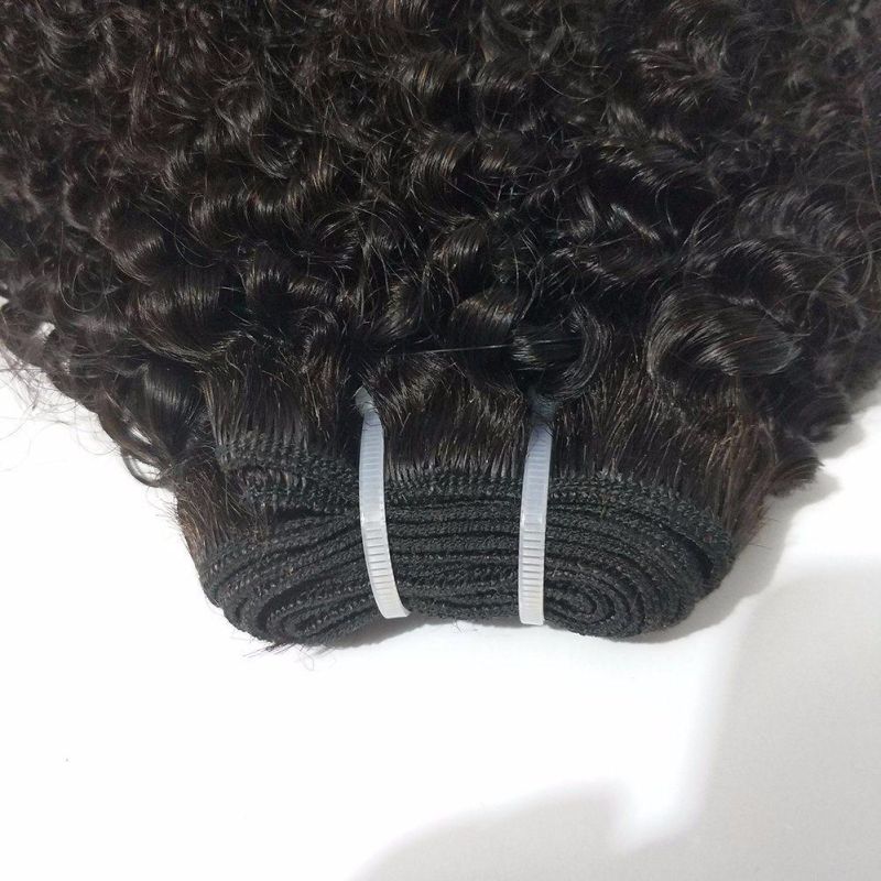 Cheap 1b Color Afro Kinky Curly Brazilian Human Hair