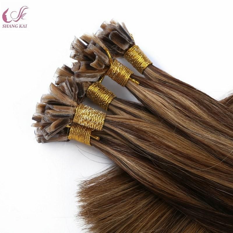 Best Quality 100% Virgin Remy Hair Full Cuticle Russian Hair U Tip Keratin Piano Color Human Hair Extension