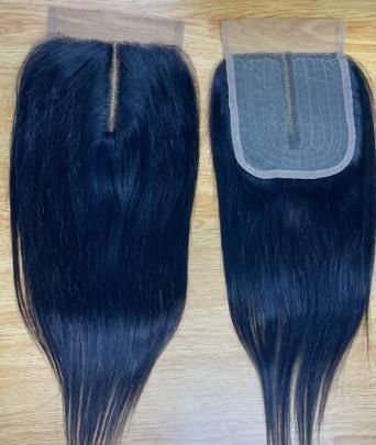Factory Price Human Hair Extension Machine Made 4X4 Lace Closure