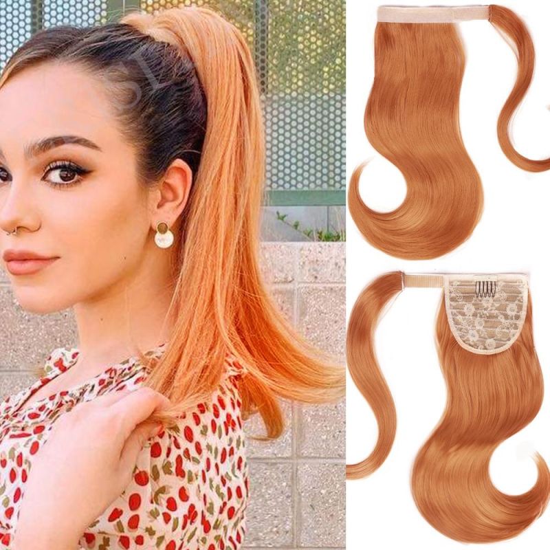 Hair Extension Heat Resistant Pony Tail Fake Hair