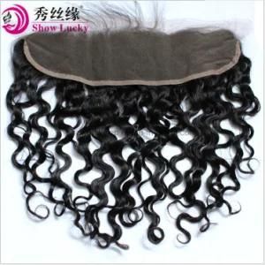 100% Raw Remy Natural Peruvian Human Hair Full Lace Closures 13*4 Lace Frontal Virgin Water Wave