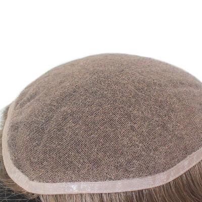 Lw1025: Human Hair French Lace Men Hair Replacement