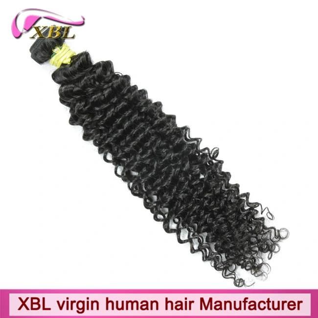 Xbl Top Sale Curly Virgin Remy Human Hair Extension