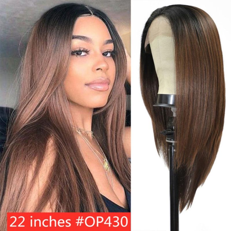 Straight Hair Brazilian Human Hair Wig Lace Front Ombre for Woman Brazilian Human Hair Wigs Natural Wave
