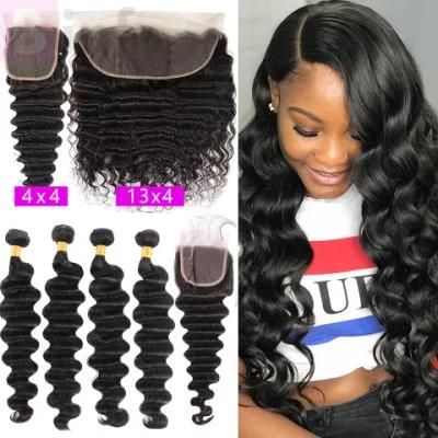 Raw Human Hair Extensions Virgin Remy Kinky Curly Human Hair Weaving Bundle