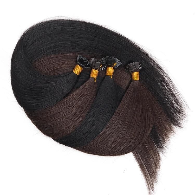 12A Remy Hair Virgin Hair Indian Human Hair Keratin Flat Tip Hair Extension