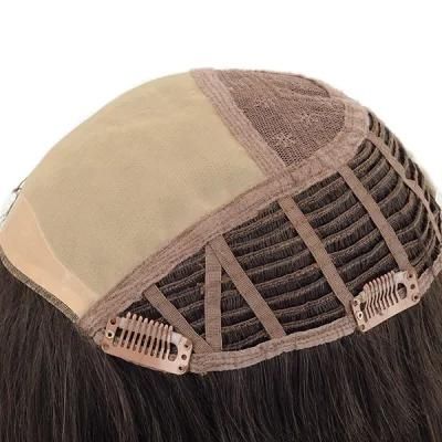 Mono Top Machine Made Human Hair Topper for Women