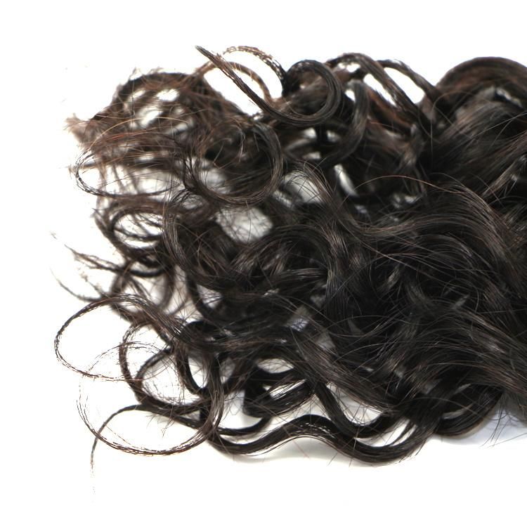 Unprocessed Natural Black Water Wave Brazilian Human Hair Bundles