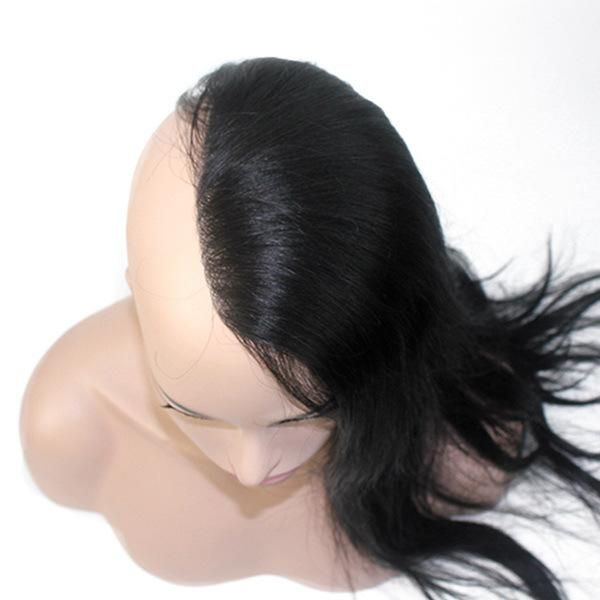 Thin Skin Half Wig Hair System for Women