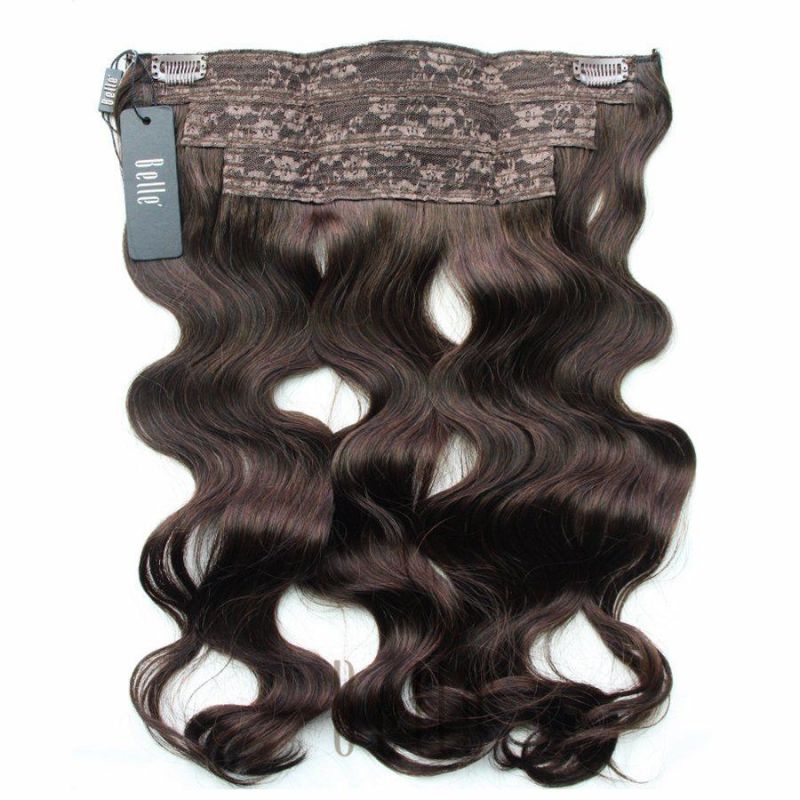 Best 100% Human Hair Extensions Can Be Customized Halo Hair Extensions in Stock