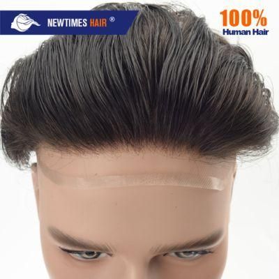 100% Human Virgin Hair Toupee Hot Selling