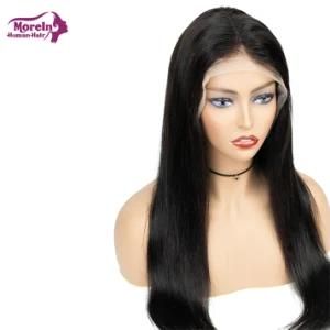 Raw Unprocessed Cuticle Aligned Human Hair Wigs Straight Transparent Lace Wig