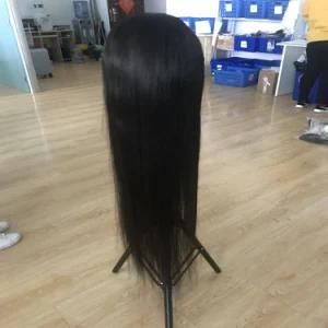 Natural Black Color 100% Remy Human Brazilian Hair for Straight Body Wave Deep Wave Lace Front Wig Full Lace Wig