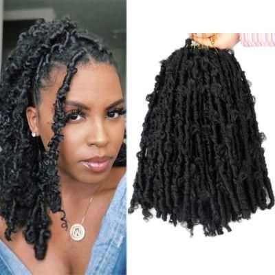 14&quot; 20strands/Pack Butterfly Locs Crochet Braiding Goddess Braids Hair Extension