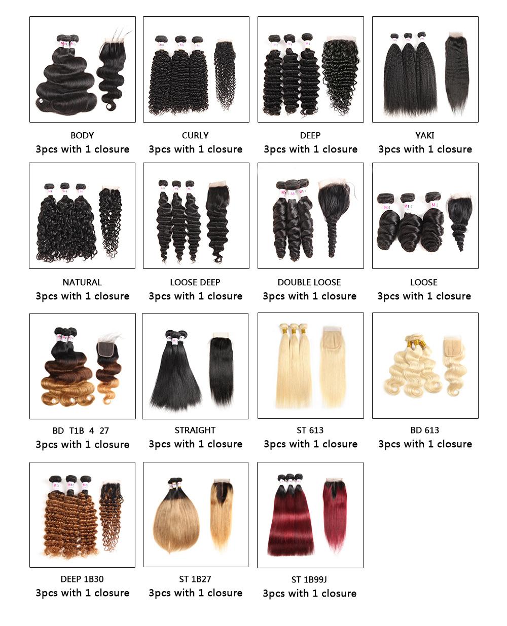 Kbeth 10A Human Hair Woman Toupee Mink Cuticle Aligned Raw Brazilian Virgin Deep Wave Hair Bundles with Lace Frontal Toupee From Xuchang Factory