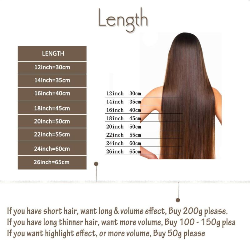 Clip in Hair Extensions 10-24 Inch Machine Remy Human Hair Brazilian Doule Weft Full Head Set Straight 7PCS 100g (10Inch Color 4-10-16)