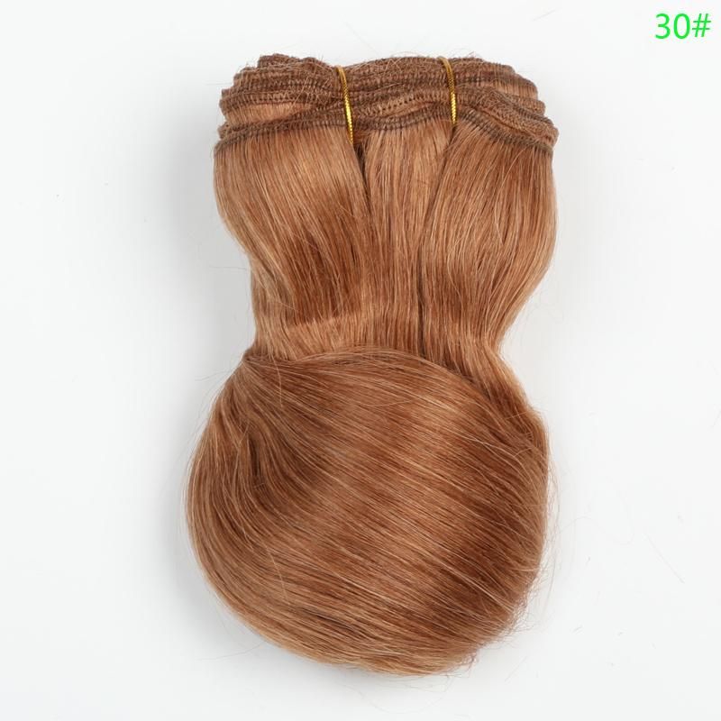 High Quality Clothing Doll Wig for America Girl Doll Wig Angora Wefts Goat Hair Cloth Doll Mohair Hair Weaving