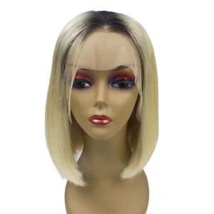 China Hair Supplier 100% Human Hair Wholesale Ombre Bob Lace Wig