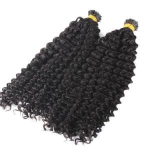 Double Drawn I Tip Ponytail Hair Stick Keratin Human Hair Extension