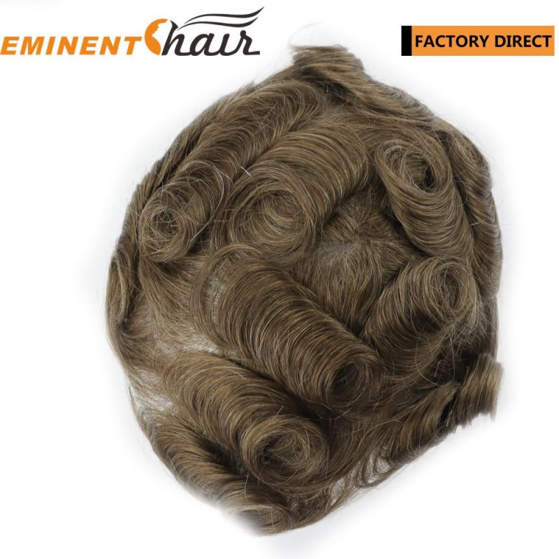 Hotsale Sale Human Hair Men′s Skin Hair System