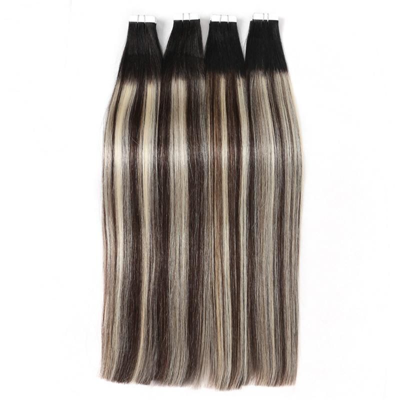 Popular Tangle Free No Shedding Double Drawn Remy Tape Hair Extension