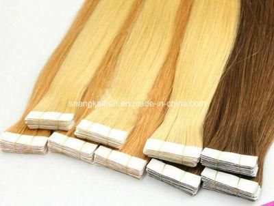 PU Tape Human Hair Extension Skin Weft