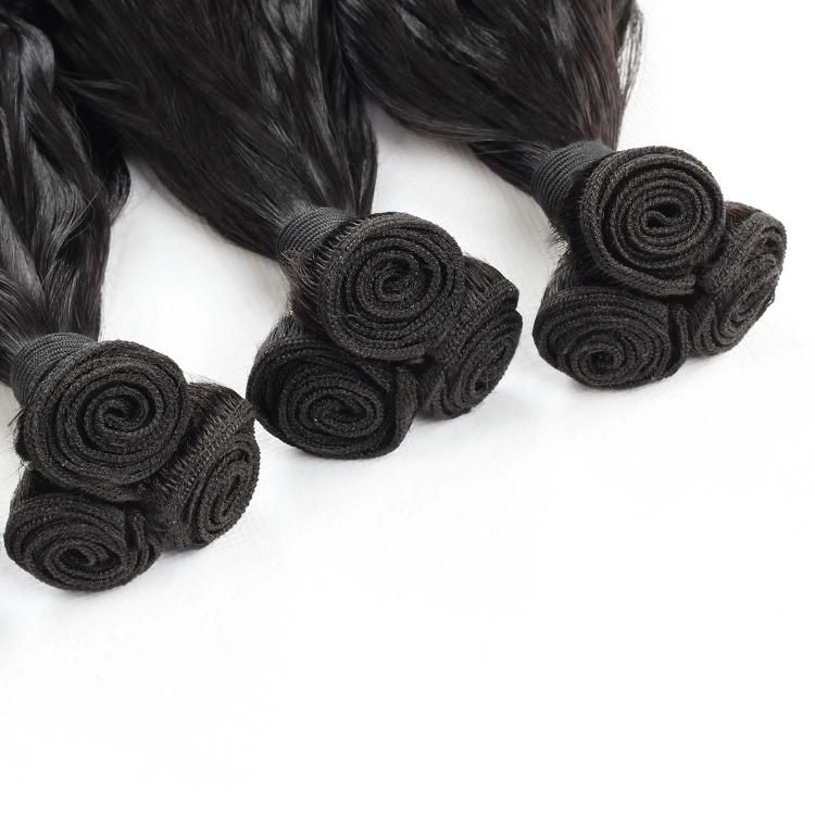 Double Drawn Silky Straight Curky Ends Funmi Hair Bundles Wholesale Hair Extensions