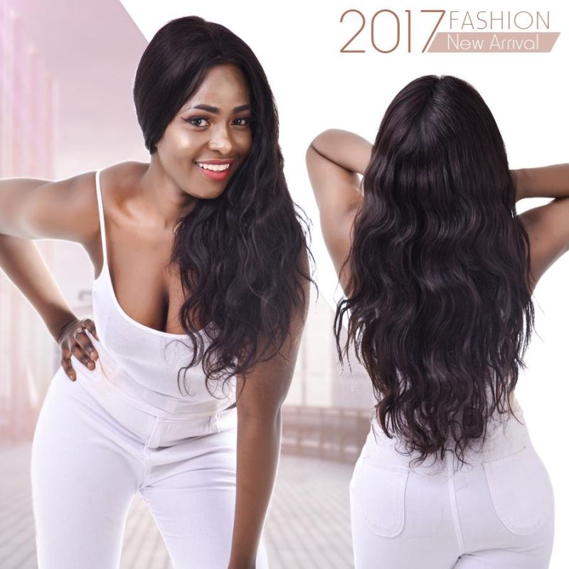 Silk Hair Glueless Lace Front Human Hair Wig for Black Women Malaysian Body Wave Pre Plucked Lace Front Wigs