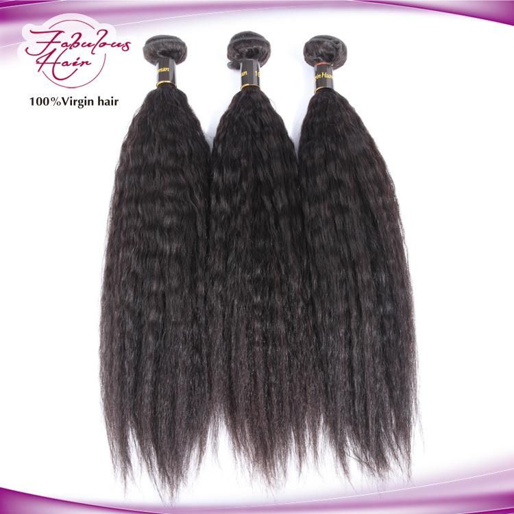 Good Quality Factory Wholesale Kinky Straight Human Hair Extensions
