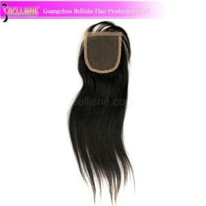 French Lace Straight Lace Human Hair Closure