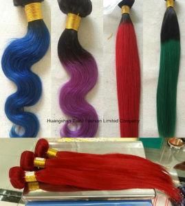Ombre Color Peruvian Human Hair Body Wave 30inches